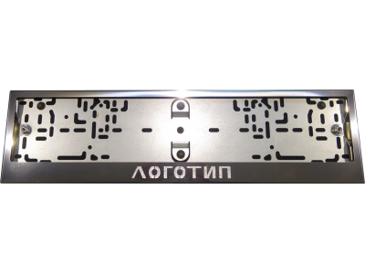 Рамка номерного знака Mitsubishi (комплект) ТСС для Mitsubishi Pajero 4 Любые