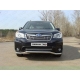 Защита переднего бампера 60 мм ТСС для Subaru Forester SJ 2013-2016