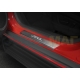 Накладки порогов Rival с надписью 4 штуки для Kia Soul 2 2016-2019
