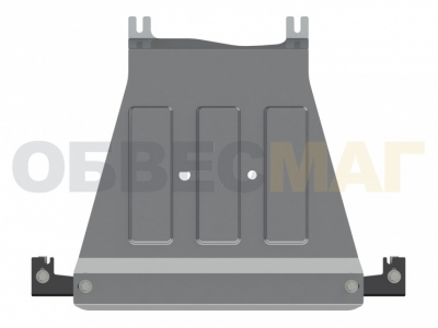 Защита КПП SmartLine алюминий 3 мм для Chevrolet Niva 2002-2021